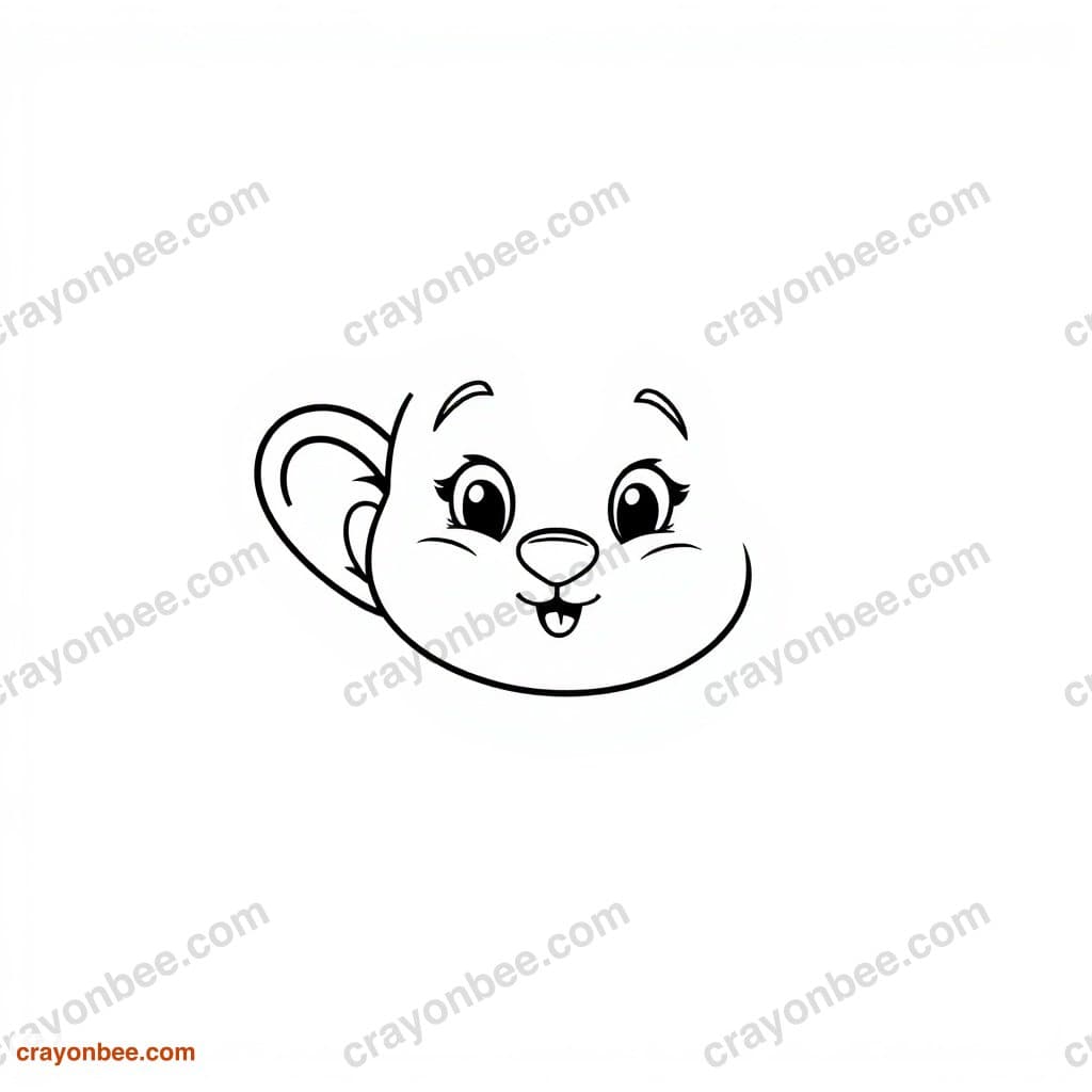 Ear Listening Coloring Page — Free Printable PDF