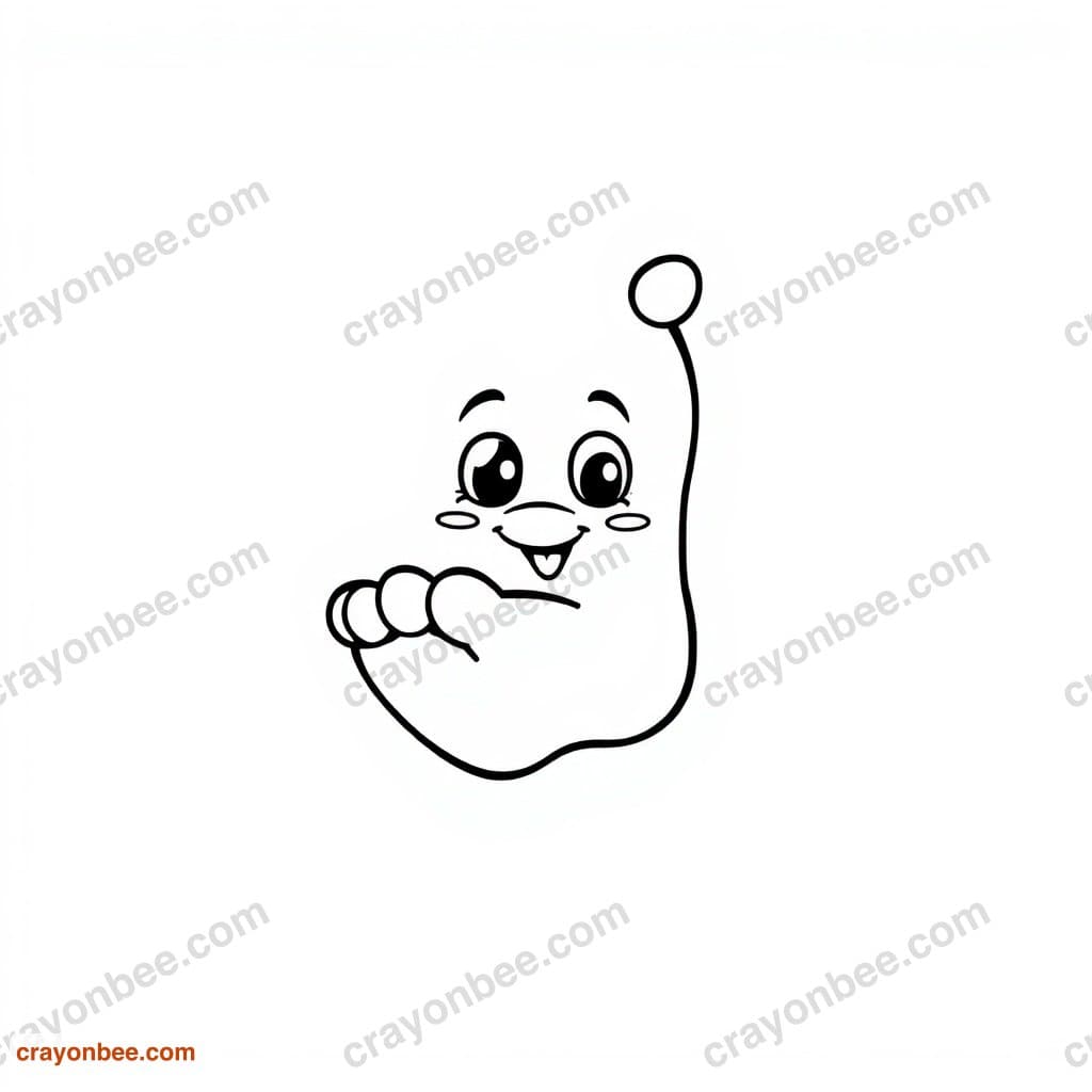 Foot With Toes Coloring Page — Free Printable PDF