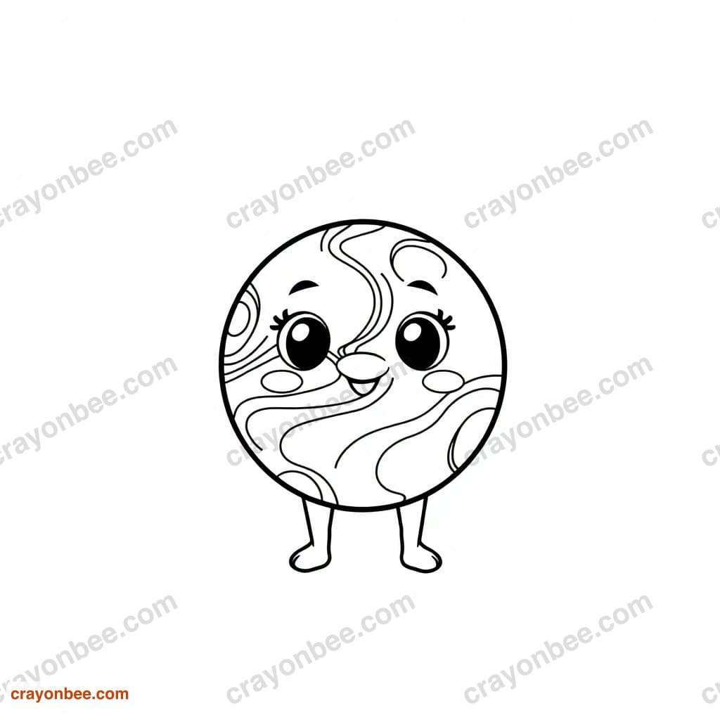 Marble Run Coloring Page — Free Printable PDF