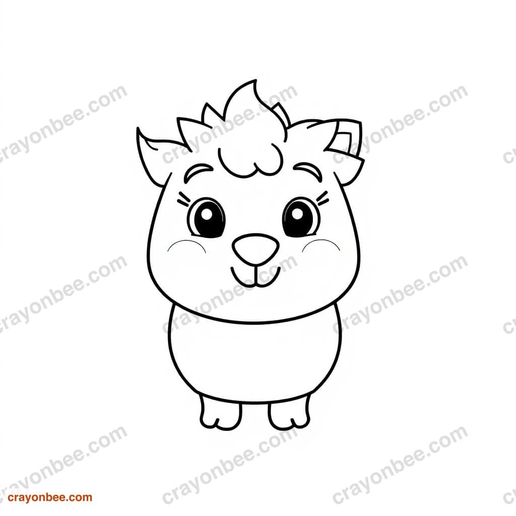 Ruler And Pencil Coloring Page — Free Printable PDF