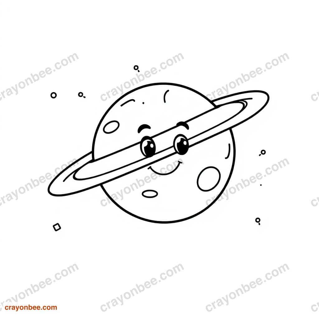 Satellite Coloring Page — Free Printable PDF