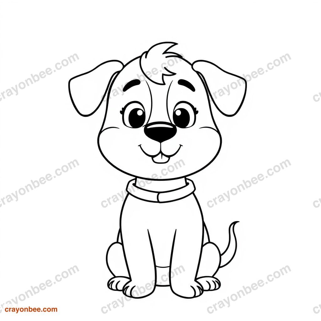 Veterinarian Coloring Page — Free Printable PDF