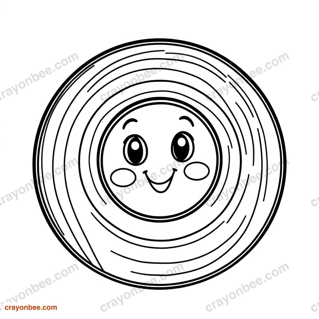 Yo-Yo Coloring Page — Free Printable PDF