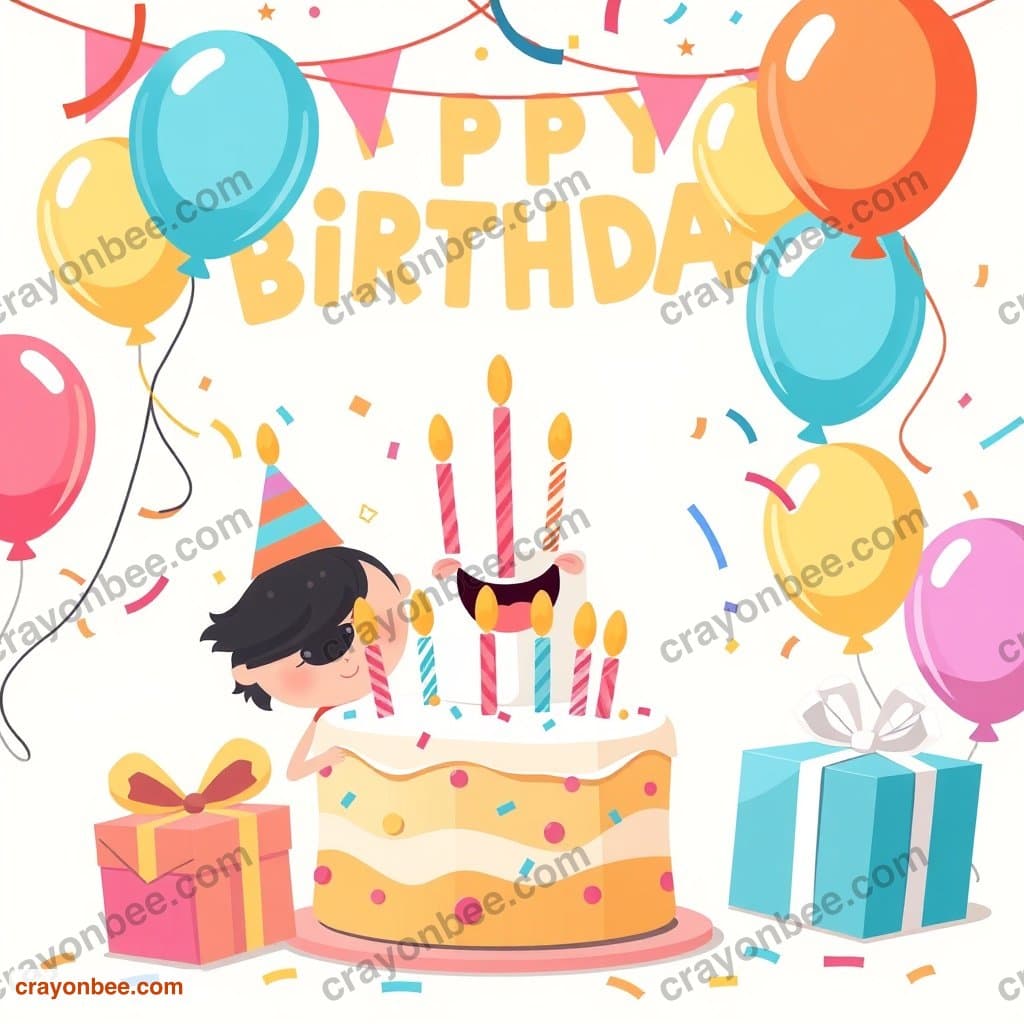 Spot the Differences — birthday Scene (Free Printable)
