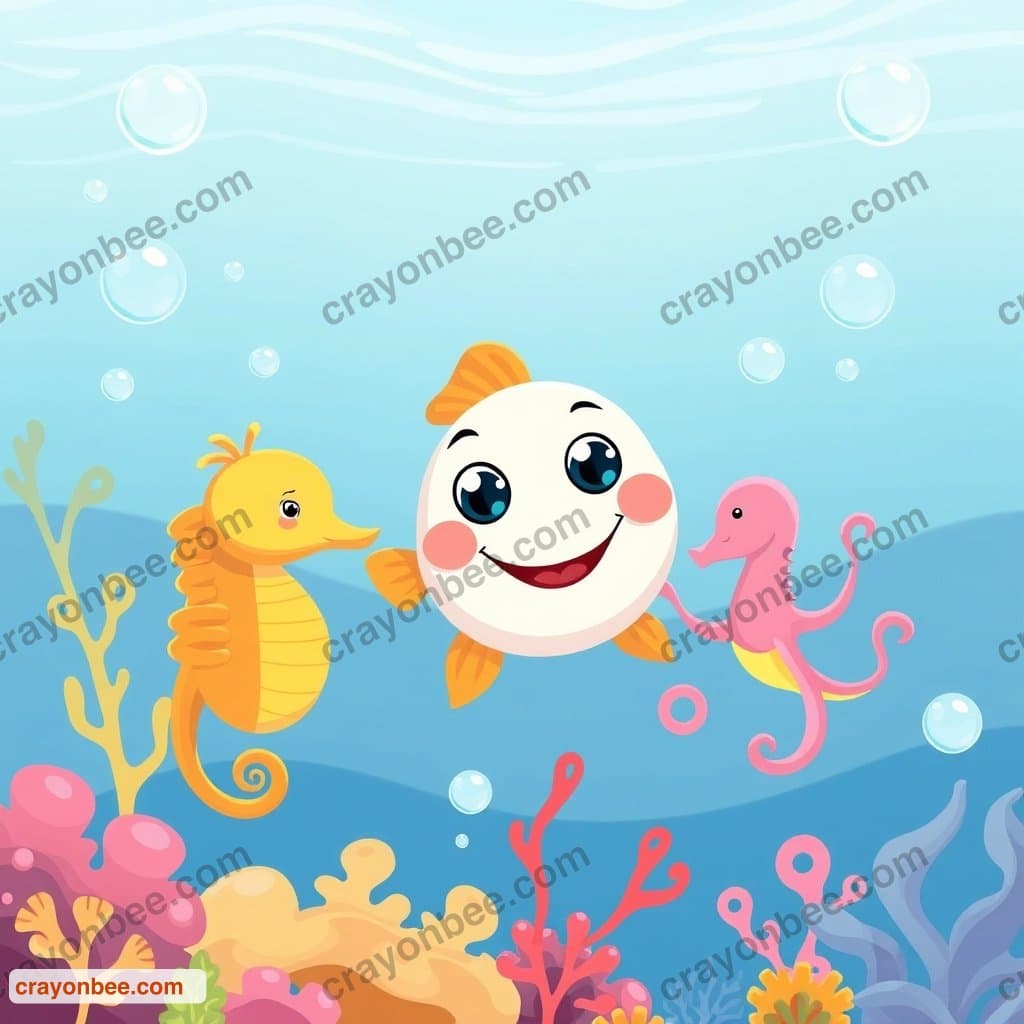 Spot the Differences — underwater Scene (Free Printable)