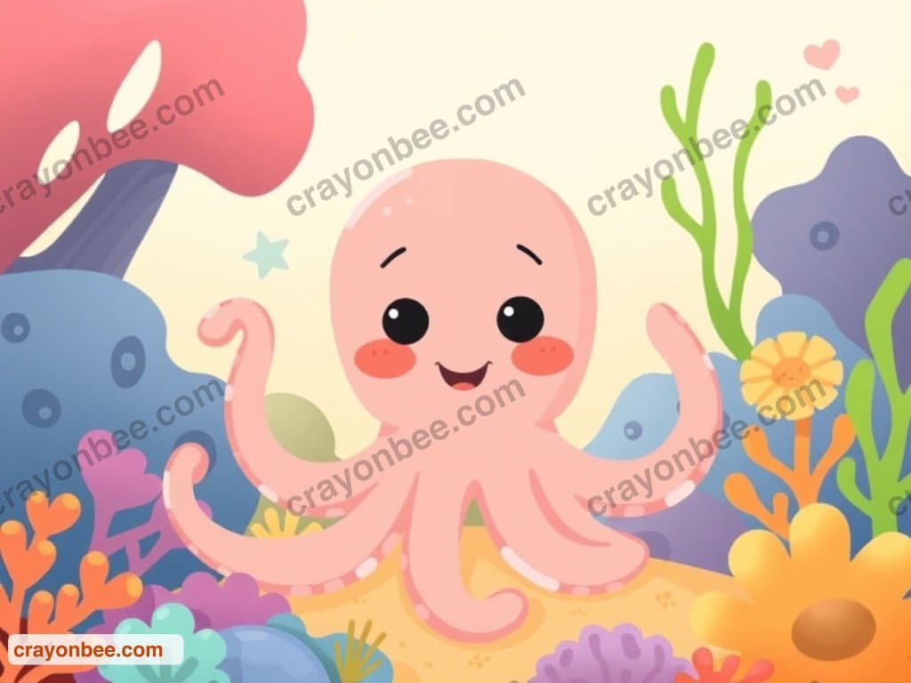 Ollie the Octopus Learns to Hug — A Short Kids Story