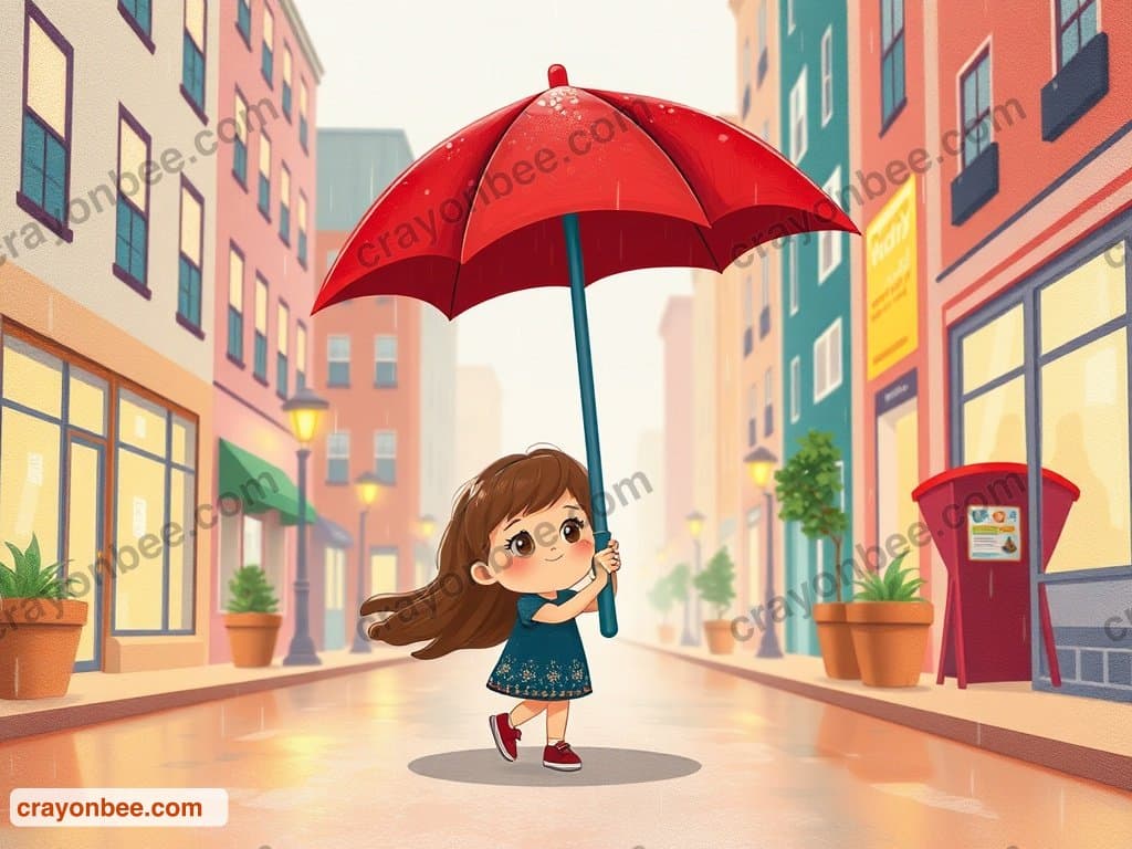 Ruby's Rainy Day Rescue — A Short Kids Story
