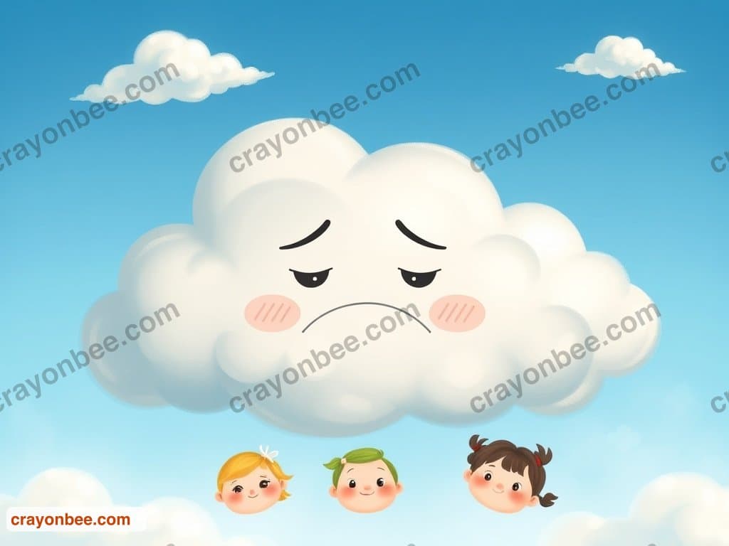 The Grumpy Little Cloud — A Short Kids Story