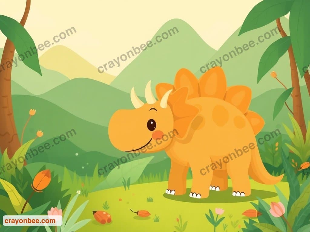 Toby the Tiny Triceratops — A Short Kids Story