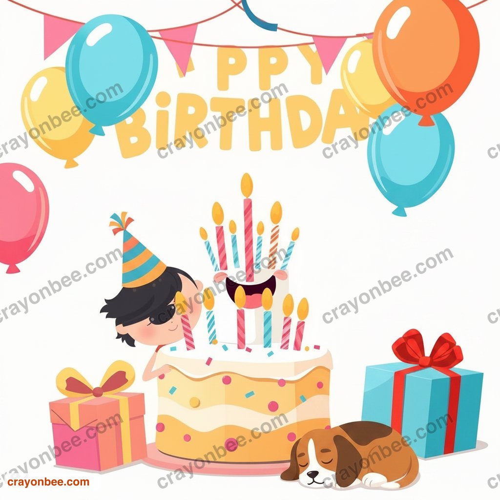 Spot the Differences: birthday — picture B