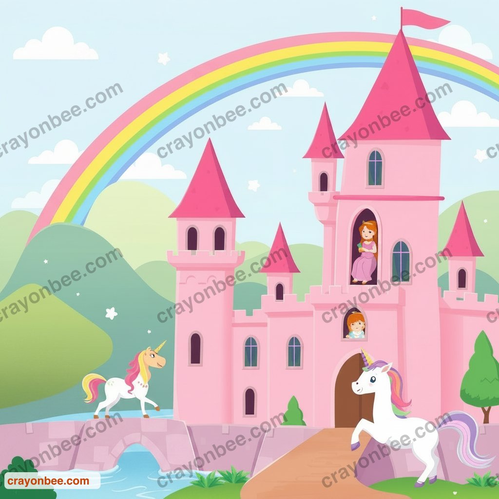 Spot the Differences: castle — picture B