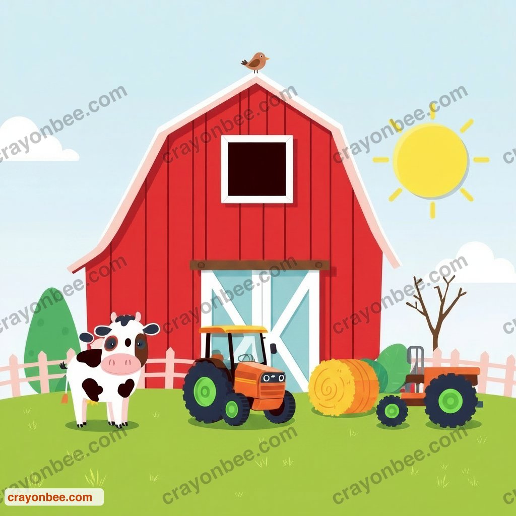 Spot the Differences: farm — picture B