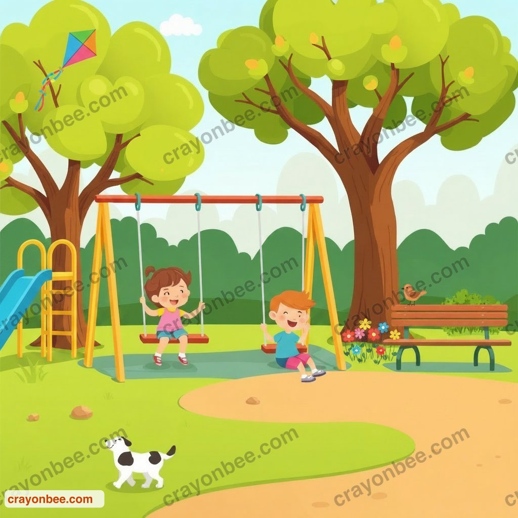 Spot the Differences: park — picture B